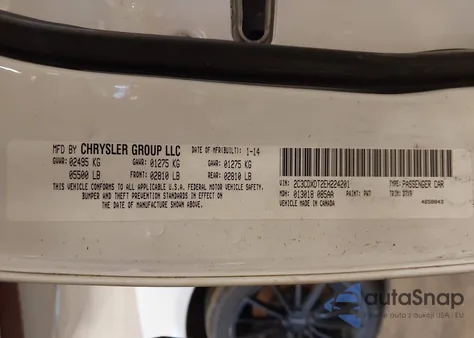 2014 Dodge Charger R/T from USA, damaged, VIN 2C3CDXDT2EH224201